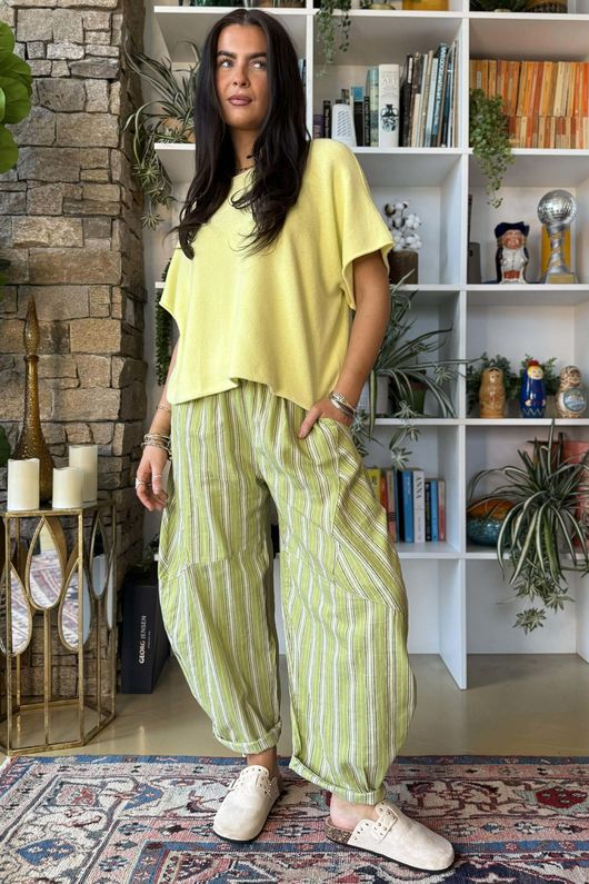 Conrad Layer Knit Soft Chartreuse